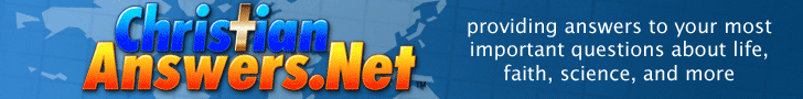 Christian Answers® Network leaderboard ad