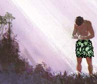 Adam. Click here to read the story of Creation and Adam and Eve. Illustration copyrighted.