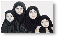 Daniel Shayesteh's wife and daughters - shot from ESCAPE FROM DARKNESS. Copyright, Daniel Shayesteh.