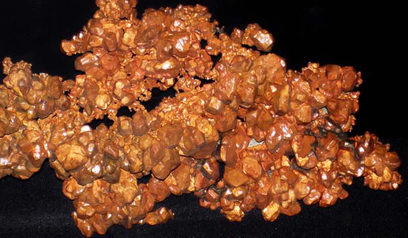 Copper crystals. Photo by James St. John. License: CC BY-SA 2.0. File ID: 17332744041