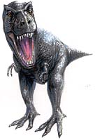 Злой динозавр! Авторское право 1996 Randy arkas Hoar. Все права защищены. Использовано с разрешения.