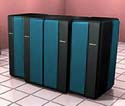Super computer (Alpha Linux SuperCluster). Photo copyrighted 2001, Cray.