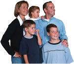 Family. Photo copyrighted. Provided by Eden Communications.