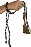 A sling such as David may have used. Copyright 2002, Paul S. Taylor, Films for Christ.