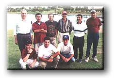 Refugees from Iraq with an American volunteer. Photo copyrighted T. Cowley.