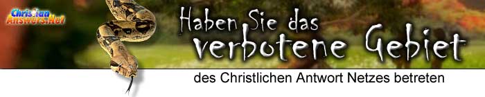 Wenn Sie diese Nachrichten lesen, haben Sie das verbotene Gebiet des Christlichen Antwort Netzes betreten.