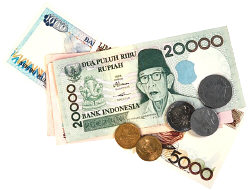 Indonesian Currency. Illustration copyrighted.