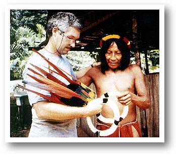 Indian Chief with Missionary. Photo by CJ.