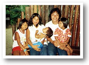 Indian family in the city. Photo copyrighted by AAJ.