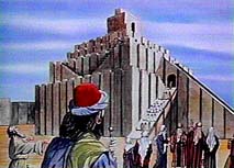 Ziggurat at Babylon. Copyright, Films for Christ.