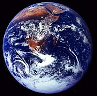 Earth. NASA. Courtesy of Films for Christ.