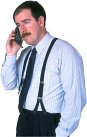 Man with cellphone. This man is just a model and not related to any stories on this page. Illustration copyrighted.