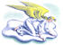 Angel on cloud