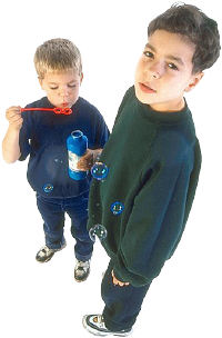 Boys playing. Photo copyrighted