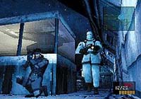 Screenshot from 'Metal Gear Solid.' Illustration copyrighted.