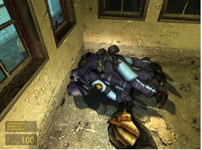 This shot demonstrates just how affective even older cards, such as a Geforce 4 are at Half-Life 2