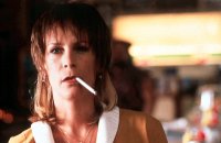 Jamie Lee Curtis as a waitress