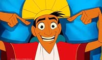Emperor Kuzco in “The Emperor’s New Groove”