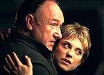 Gene Hackman and Rebecca Pidgeon in “Heist”
