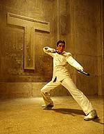 Christian Bale in “Equilibrium”. Copyright, Miramax Films