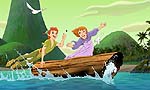 Peter Pan and Jane in “Return to Never Land”