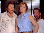 Jon Voigt, Sigourney Weaver, and Tim Blake Nelson, courtesy of Disney