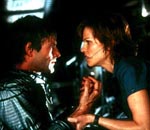 Aaron Eckhart and Hilary Swank in The Core, courtesy of Paramount 
