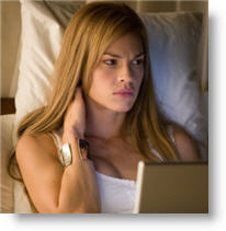 Actress Hilary Swank. Copyright, Warner Brothers.