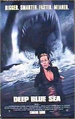 Deep Blue Sea movie poster.