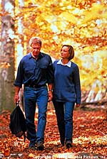 Harrison Ford and Kristin Scott Thomas in Random Hearts.