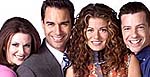 Cast from 'Will and Grace'. Copyright NBC.
