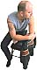 Man on chair. Photo copyrighted.