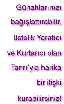 You can have your sins forgiven!