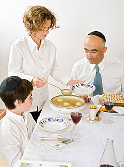 Family Passover Seder. Photograph copyrighted.