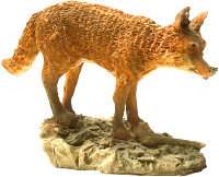 Orange Fox figurine
