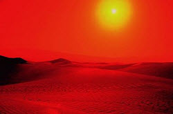 Desert sun. Photo copyrighted. (Courtesy of Films for Christ).