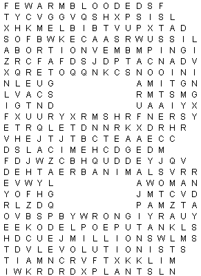 B is for Bible wordsearch - Copyright ChristianAnswers.Net