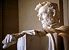 Statue of President Abraham Lincoln, Washington, D.C. / Supplied by Films for Christ. Copyright. All Rights Reserved.