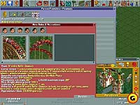 Screenshot from 'Roller Coaster Tycoon'