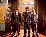 Seymour Cassel, Dan Hedaya, Burt Reynolds, and Richard Dreyfuss in “The Crew”