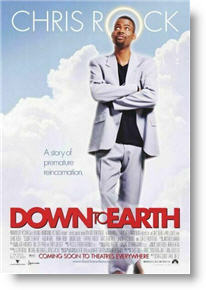 Down to Earth poster. Copyright 2001, Paramount Pictures.