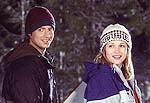 Jason London and A.J. Cook in “Out Cold”. Photo copyright Touchstone Pictures.