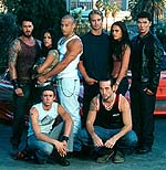 Cast of The Fast and the Furious. Copyrighted.