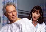 Clint Eastwood and Anjelica Huston in Bloodwork